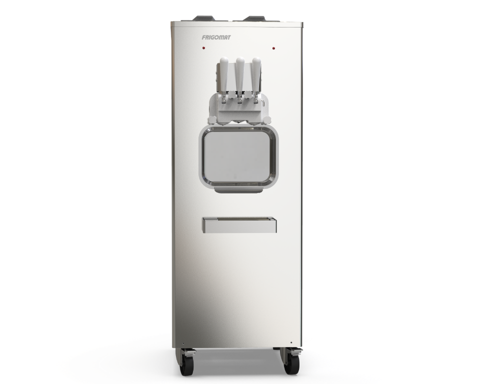 Machine self-service sur pied pour glace soft avec 2 parfums + 1 mix