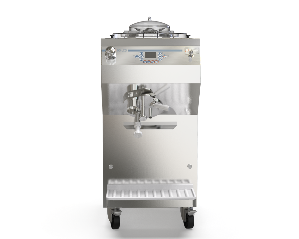 Máquinas combinadas de cocedora de crema y mantecadora con mandos electrónicos LCD
